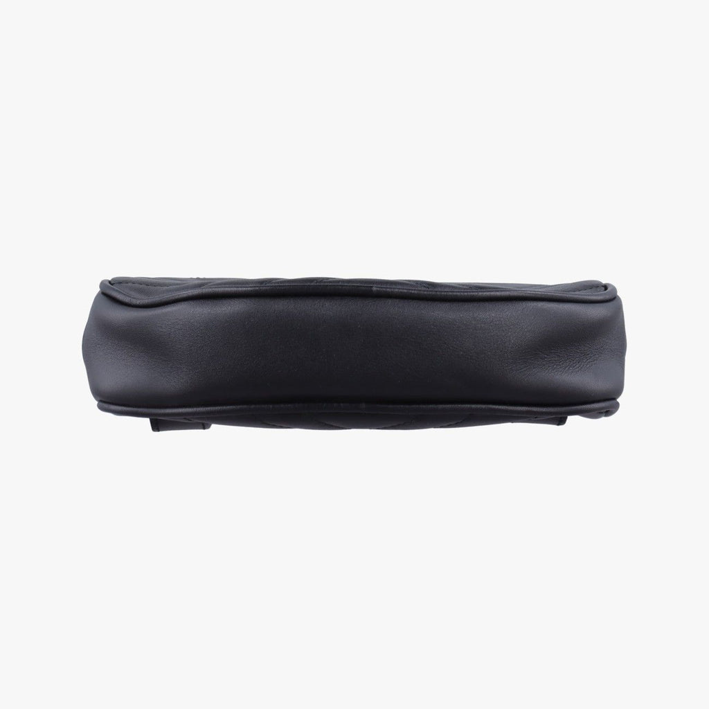 Gucci GG Marmont Black Leather Handbag — view 3
