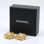 Chanel Gold Plated Faux Pearl Earrings — view 4