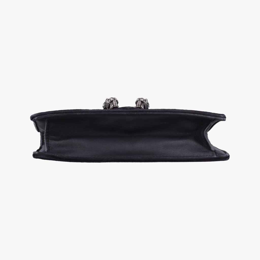 Gucci Dionysus Black Velour Leather Shoulder — view 3