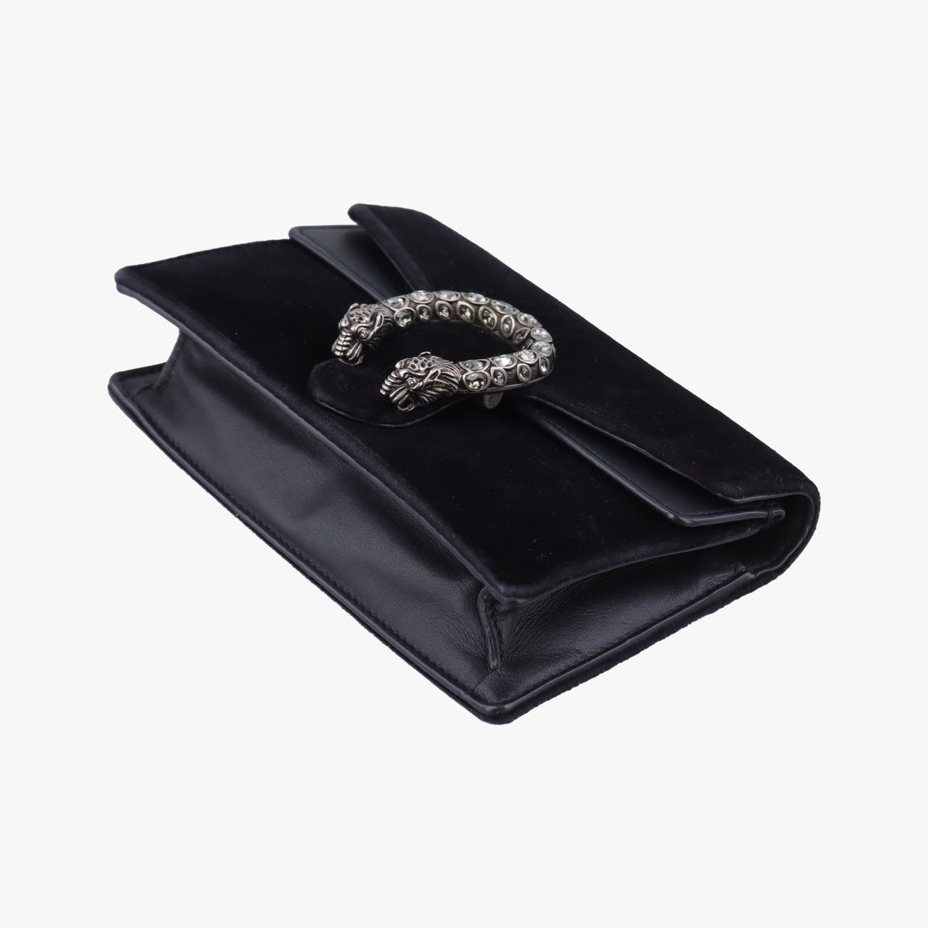 Gucci Dionysus Black Velour Leather Shoulder — view 4
