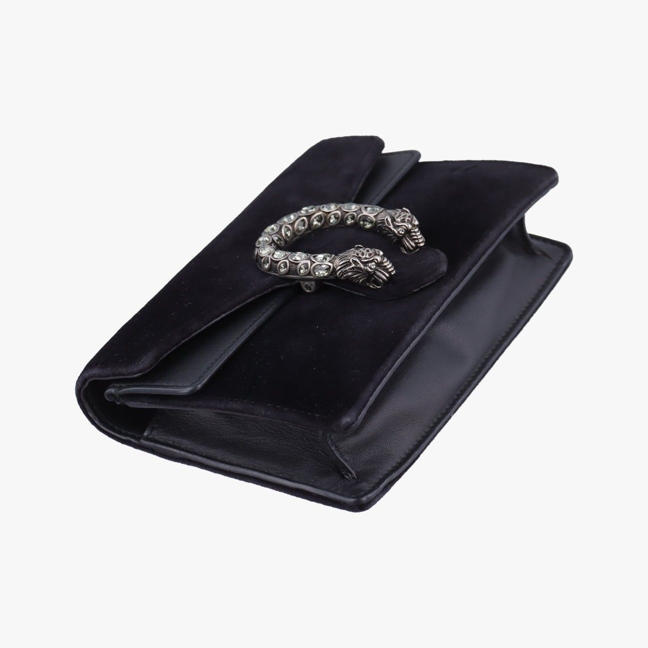 Gucci Dionysus Black Velour Leather Shoulder — view 5