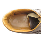 Hermes Quick Sneakers Low Cut Leather Brown — view 7