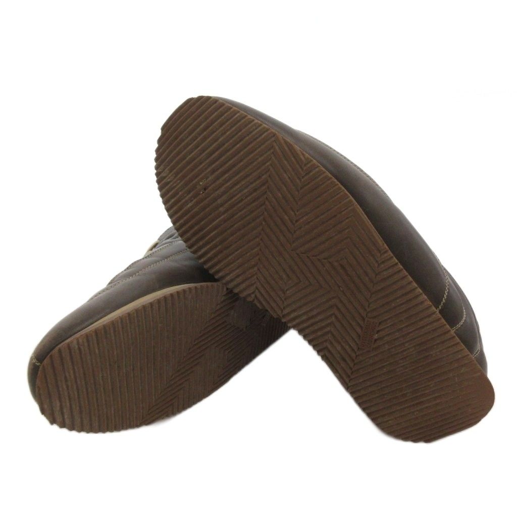 Hermes Quick Sneakers Low Cut Leather Brown — view 6