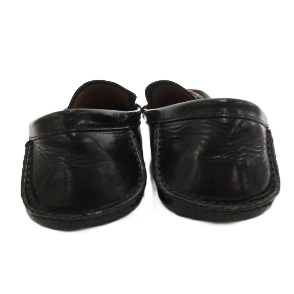 Gucci Bamboo Loafers Slip on Shoes Leather 8.5 Black — view 5