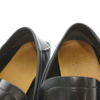 Gucci Bamboo Loafers Slip on Shoes Leather 8.5 Black — view 9