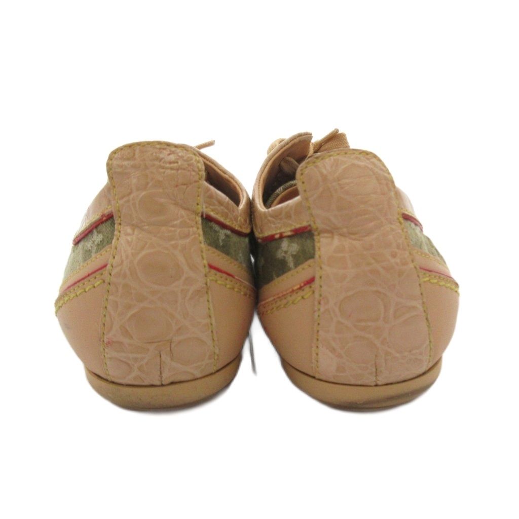 Louis Vuitton Sneakers Flat Monogram Mini Lace Up 37 Beige — view 5
