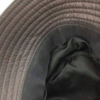 Hermes Motsch Hat Bakeha Lambskin Logo Embroidery 56 Brown — view 7
