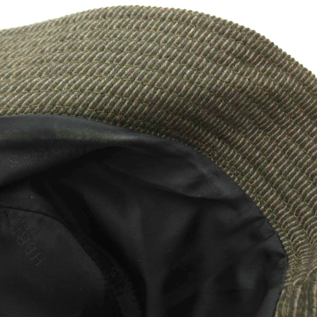Hermes Motsch Hat Bakeha Hat Wool Zip Up 58 Khaki — view 7