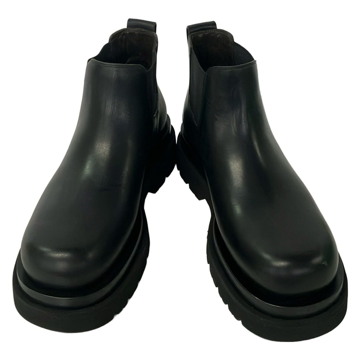 Bottega Veneta Short Boots 39 Black Side Gore Leather — view 2