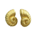 Dior Earrings Clip on Logo Gold