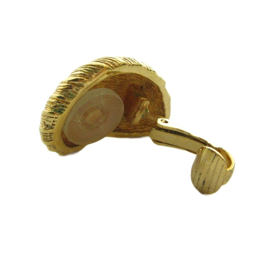 Dior Earrings Clip on Logo Gold — view 4