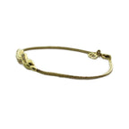 Dior Bracelet Pendant Logo Rhinestone Gold — view 2