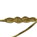 Dior Bracelet Pendant Logo Rhinestone Gold — view 5