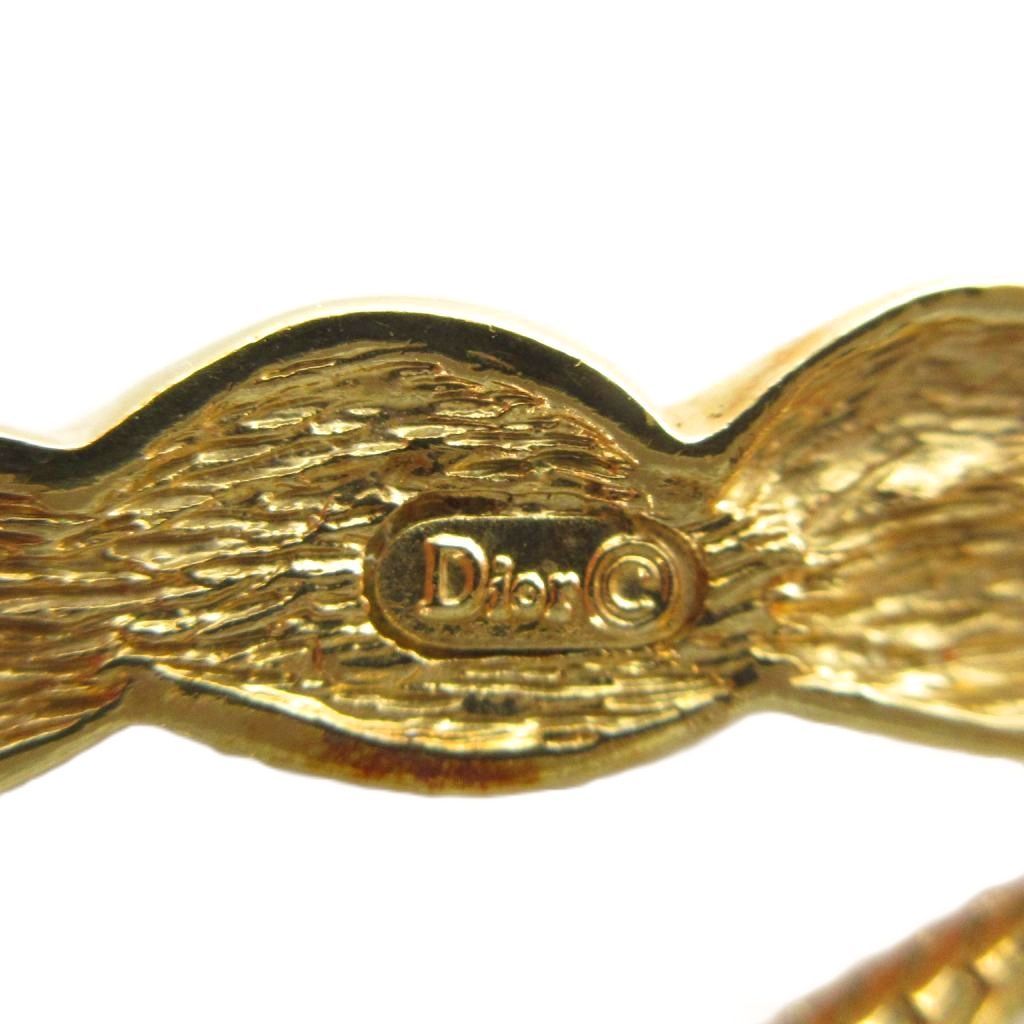 Dior Bracelet Pendant Logo Rhinestone Gold — view 6