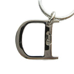 Dior Pendant D Logo Rhinestone Silver — view 2