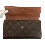 Louis Vuitton Monogram Pochette Porte-Monnaie Cles Brown — view 4