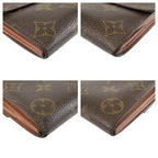 Louis Vuitton Monogram Pochette Porte-Monnaie Cles Brown — view 7