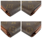 Louis Vuitton Monogram Pochette Porte-Monnaie Cles Brown — view 8