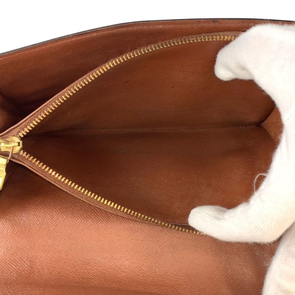 Louis Vuitton Monogram Pochette Porte-Monnaie Cles Brown — view 6