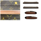 Louis Vuitton Monogram Pochette Porte-Monnaie Cles Brown — view 9