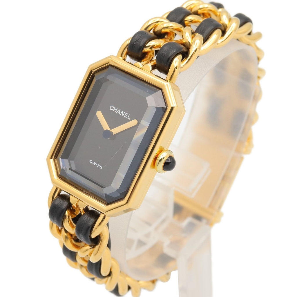 Chanel Watch Premiere M Black Leather — view 2