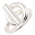 Hermes Ring Eshabe MM 925 Sterling Silver