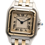 Cartier Watch Panthere SM 2 Row Ivory 18k Stainless Steel Panthel — view 3