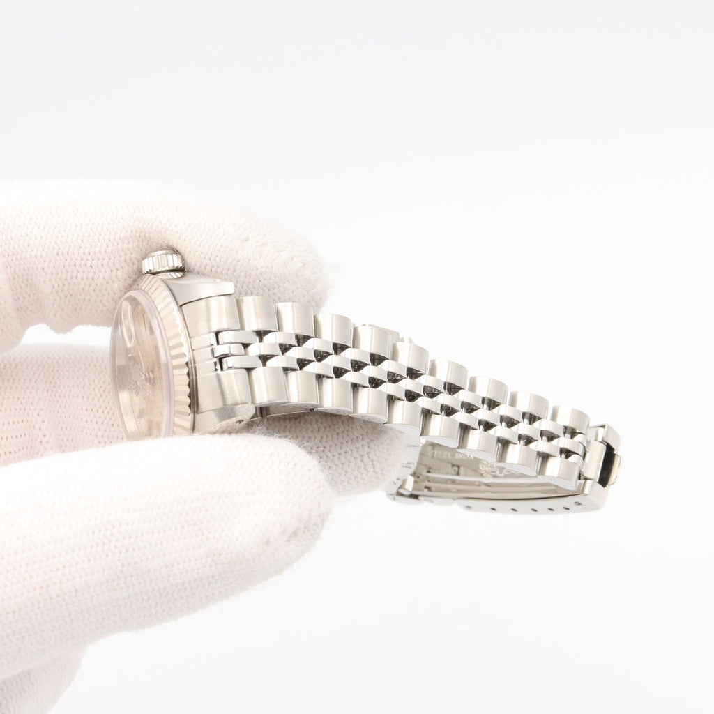 Rolex Datejust L Number Sil BA 18k White Gold Stainless Steel — view 8