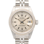 Rolex Datejust L Number Sil BA 18k White Gold Stainless Steel