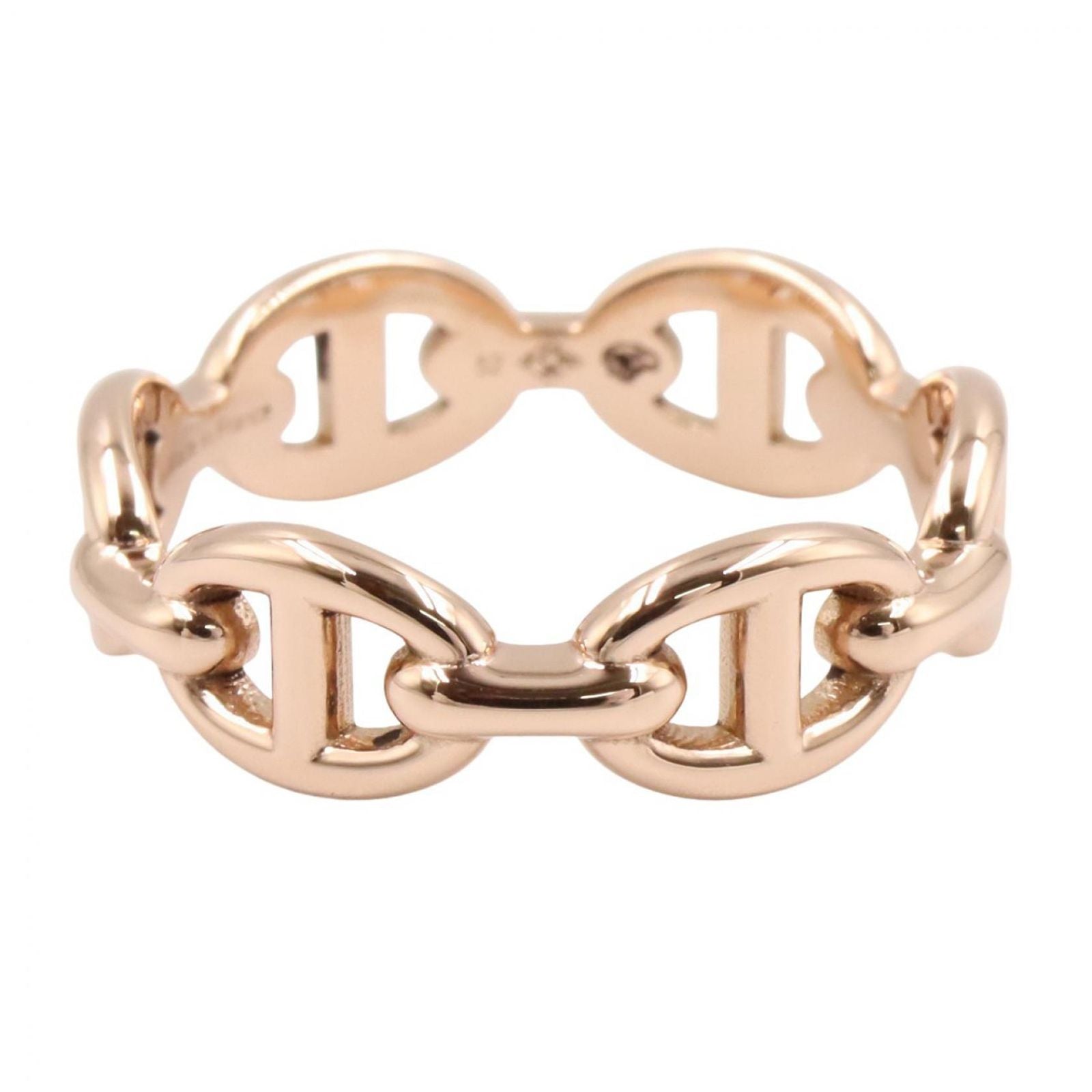 Hermes Ring Chaine D'ancre 18k Pink Gold — view 2