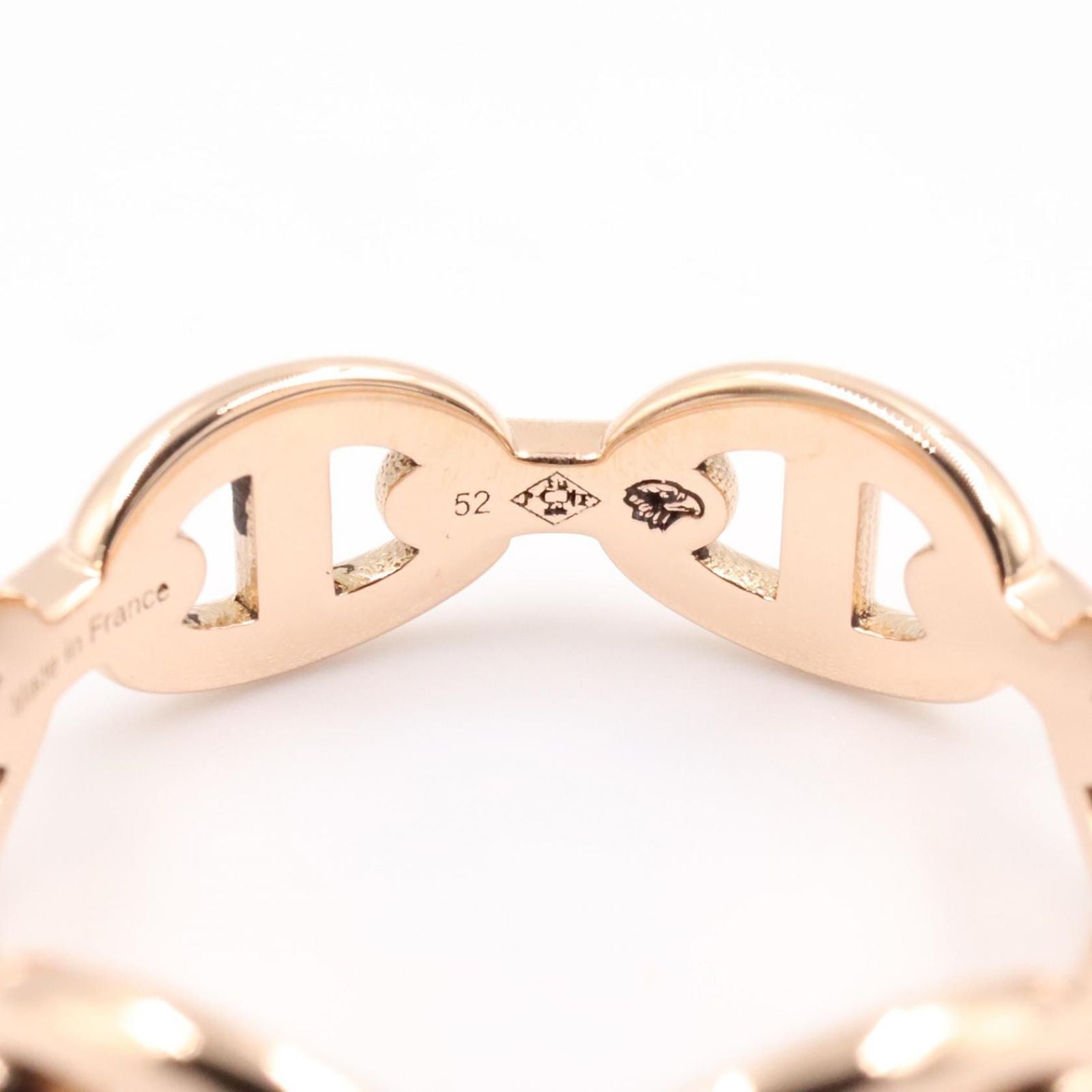 Hermes Ring Chaine D'ancre 18k Pink Gold — view 4