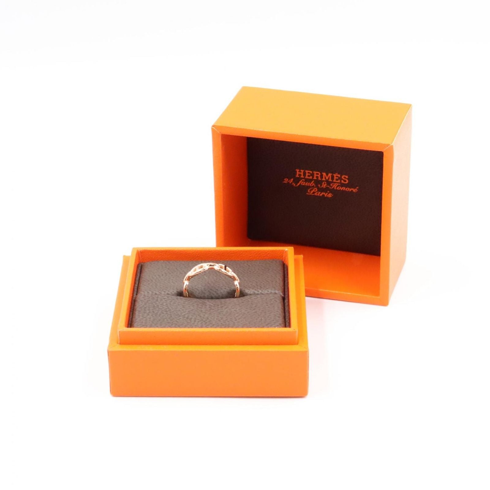 Hermes Ring Chaine D'ancre 18k Pink Gold — view 7