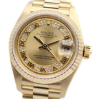 Rolex Watch Datejust Milliard Diamond Number CH Mil RO 18k — view 3