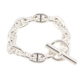 Hermes Bracelet Chaine D'ancre MM 14 Links 14.5 cm 925 Sterling Silver