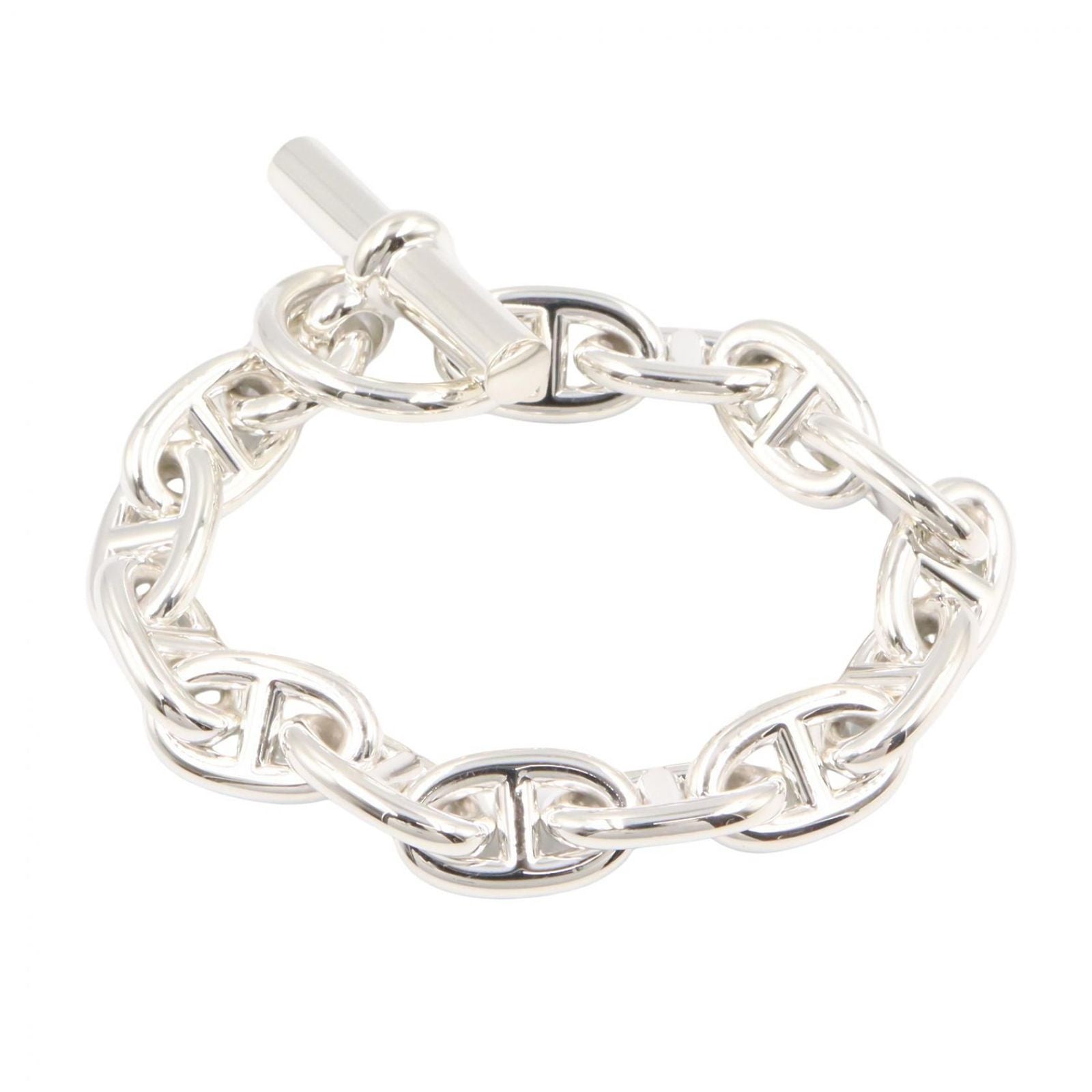 Hermes Bracelet Chaine D'ancre MM 14 Links 14.5 cm 925 Sterling Silver — view 2