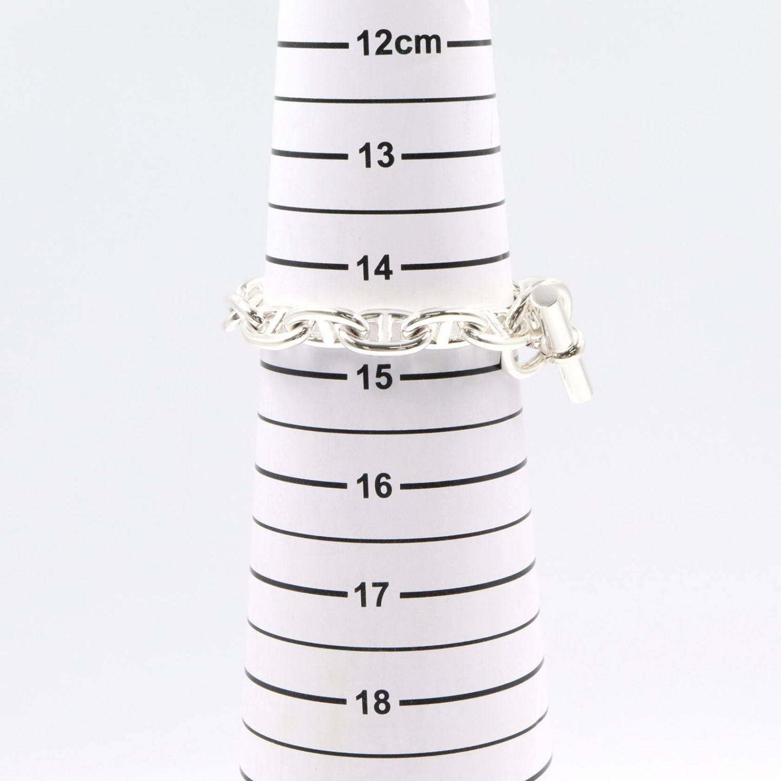 Hermes Bracelet Chaine D'ancre MM 14 Links 14.5 cm 925 Sterling Silver — view 6