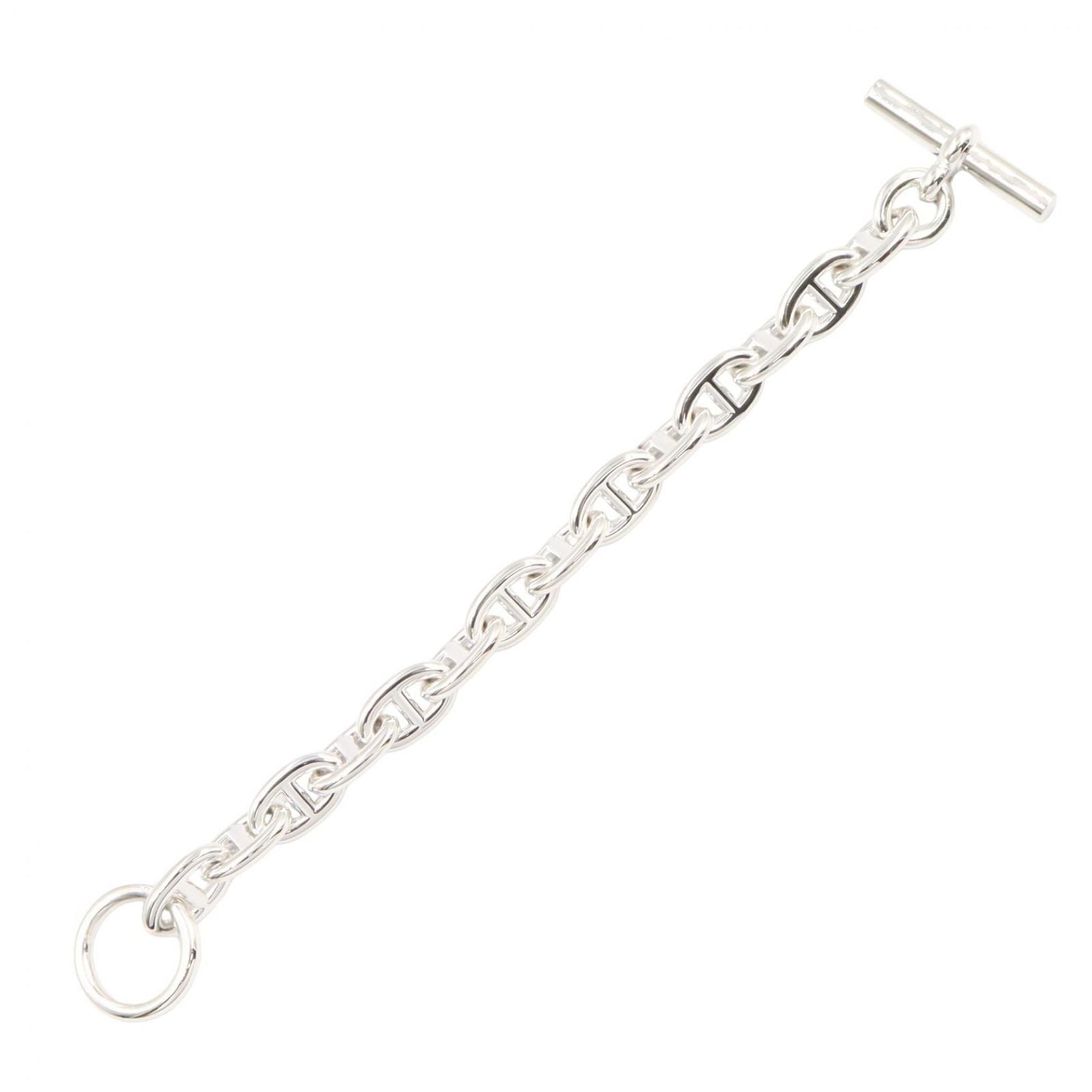Hermes Bracelet Chaine D'ancre MM 14 Links 14.5 cm 925 Sterling Silver — view 3