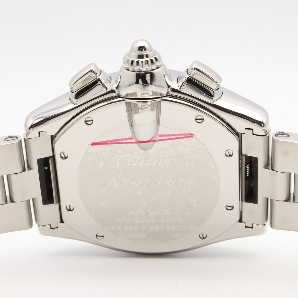 Cartier Watch Roadster Chronograph XL Black Stainless Steel — view 5