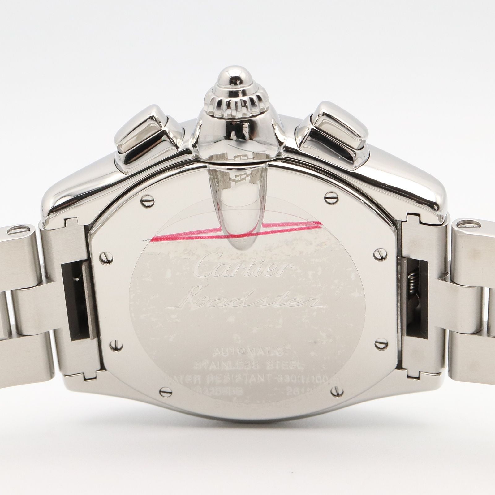 Cartier Watch Roadster Chronograph XL Black Stainless Steel — view 5