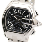 Cartier Watch Roadster Chronograph XL Black Stainless Steel — view 3