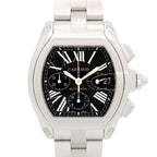 Cartier Watch Roadster Chronograph XL Black Stainless Steel