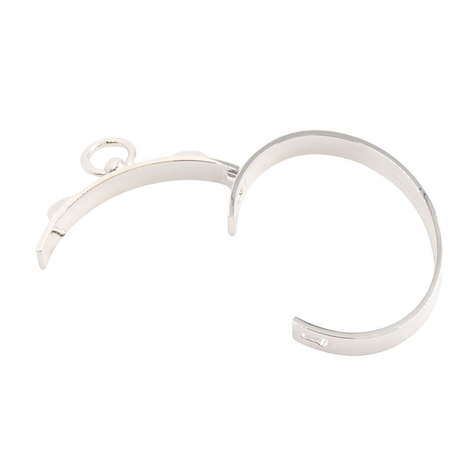 Hermes Bangle Collier de Chien LG 16 cm 925 Sterling Silver Bracelet — view 3