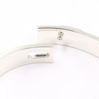 Hermes Bangle Collier de Chien LG 16 cm 925 Sterling Silver Bracelet — view 5