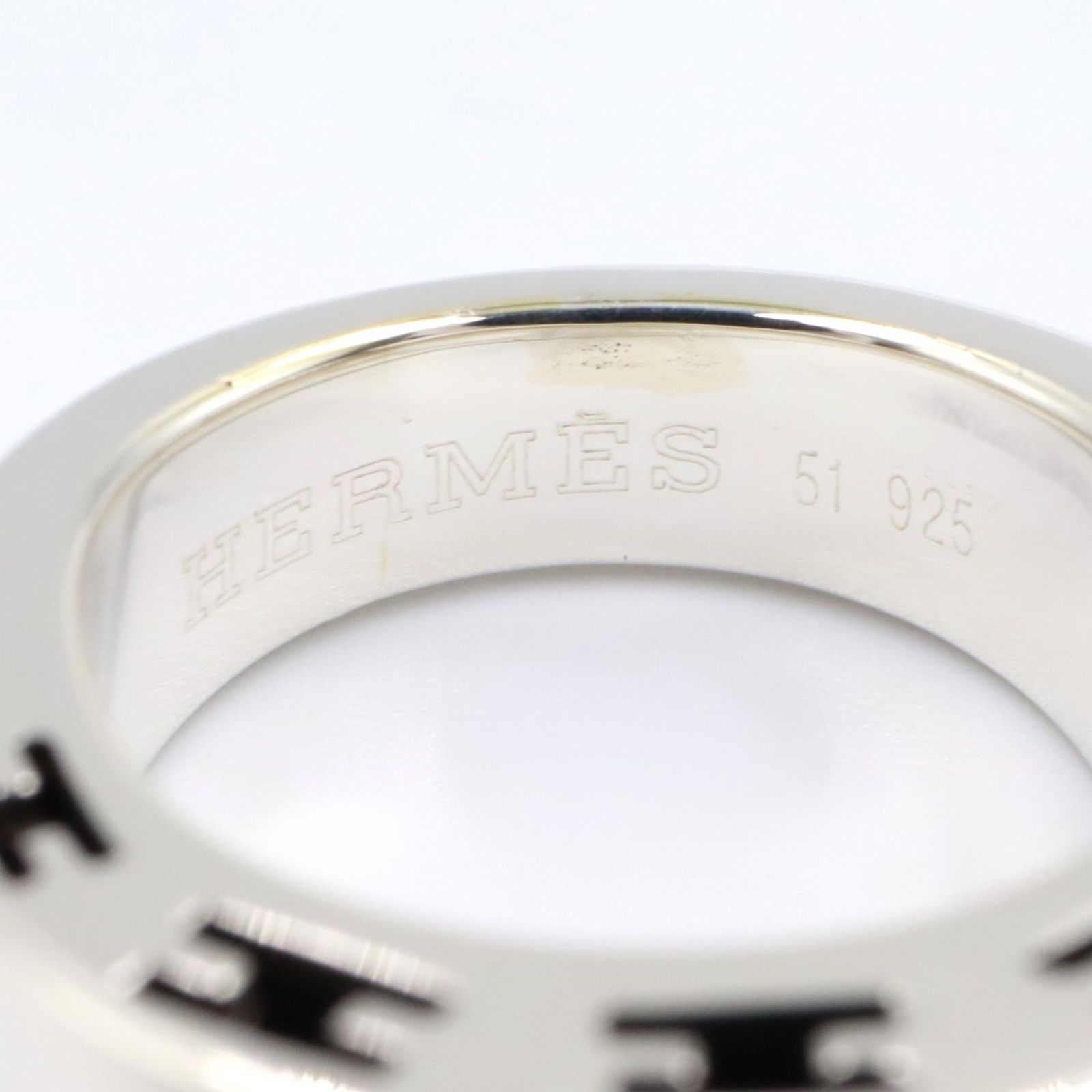 Hermes Ring Curarte 925 Sterling Silver — view 4