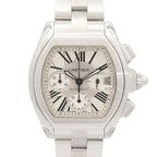 Cartier Watch Roadster Chrono LM Silver Stainless Steel