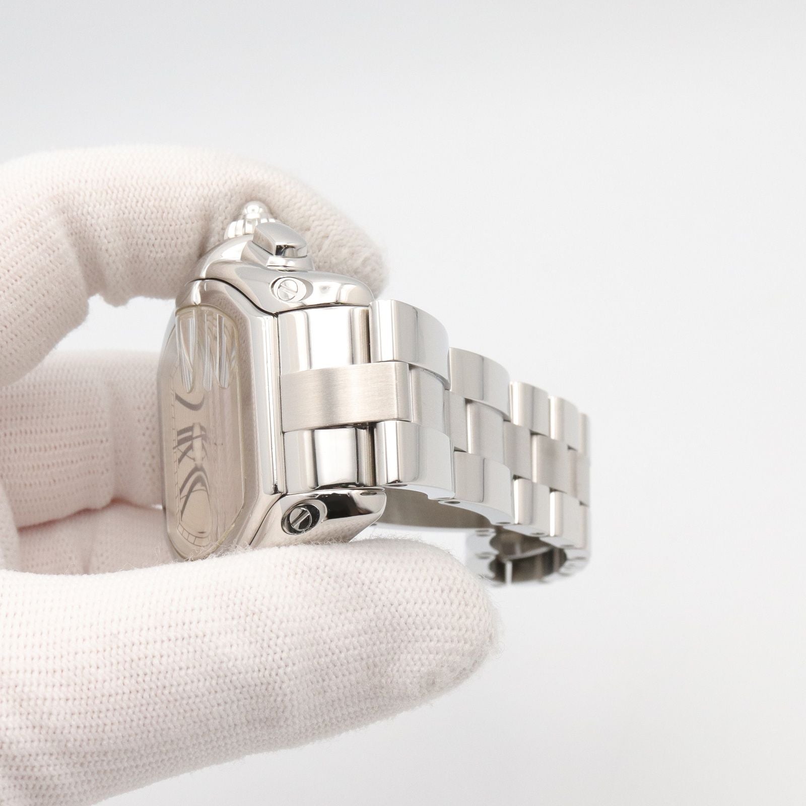 Cartier Watch Roadster Chrono LM Silver Stainless Steel — view 8