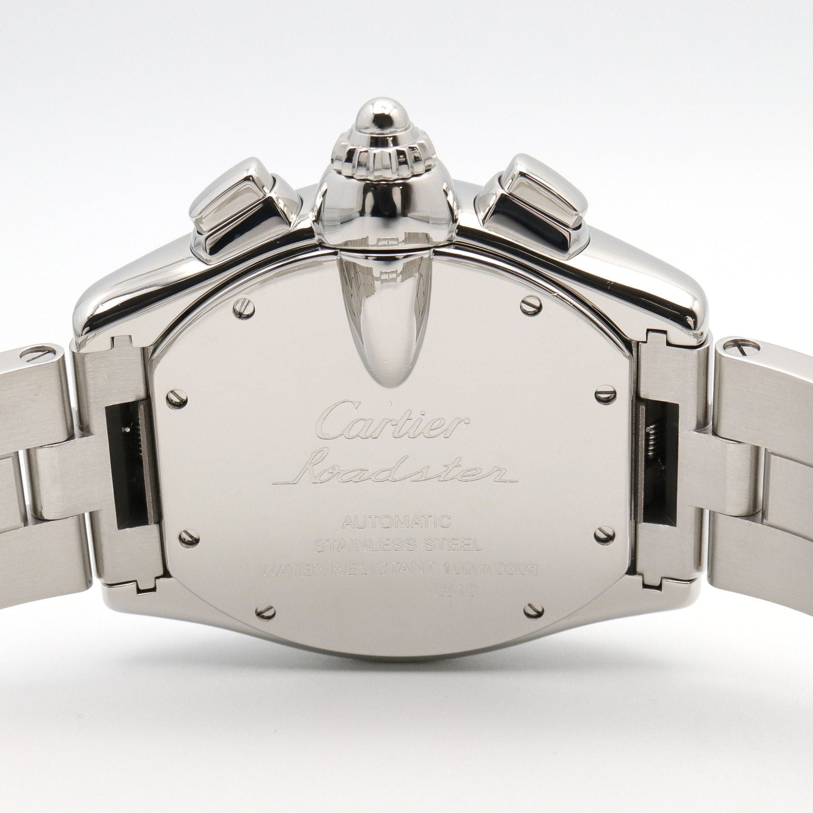 Cartier Watch Roadster Chrono LM Silver Stainless Steel — view 5