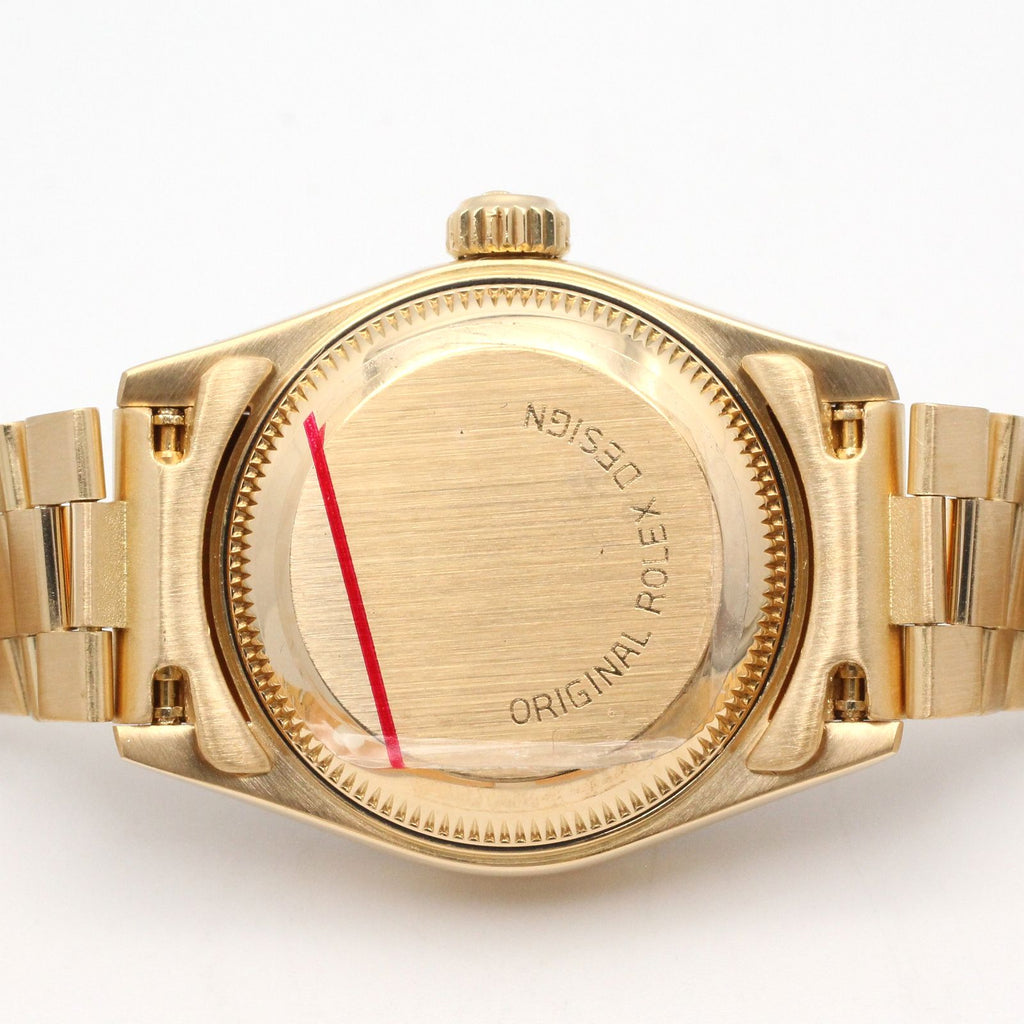 Rolex Watch Datejust Diamond Bezel Saffiano Number CH NP 18k — view 5