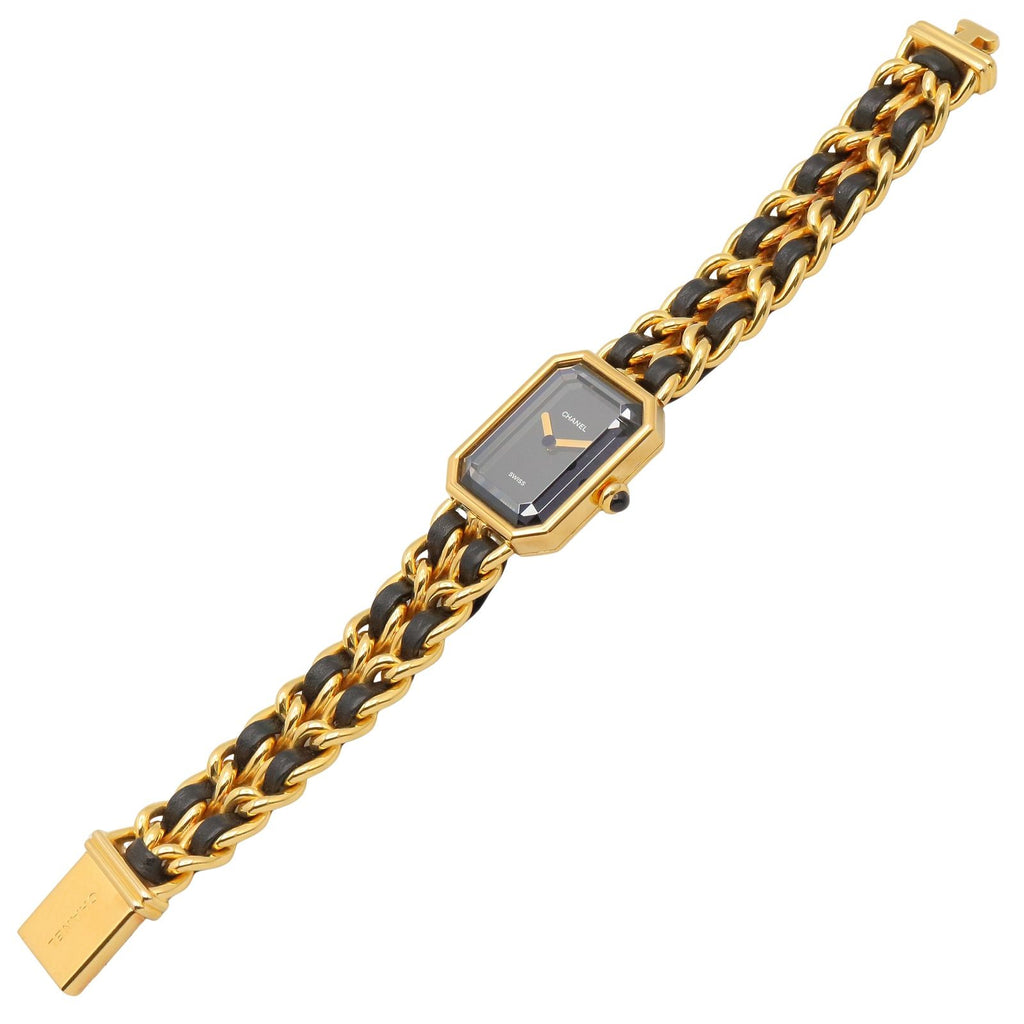 Chanel Watch Premiere M Black Leather — view 3