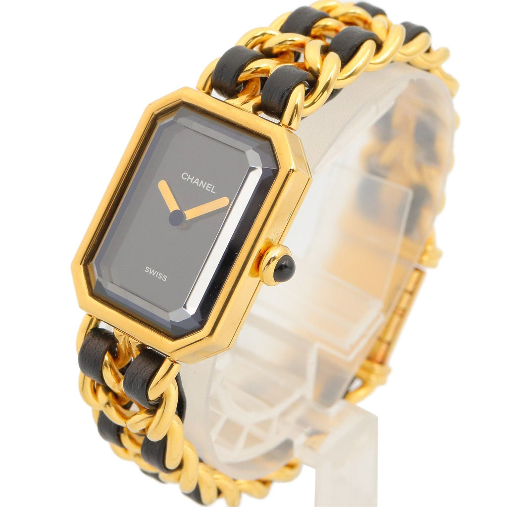 Chanel Watch Premiere M Black Leather — view 2